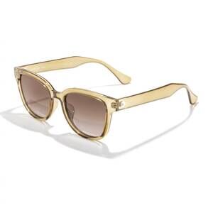 NEW SUNSKI women's miho square sunglasses in seaweed sepia